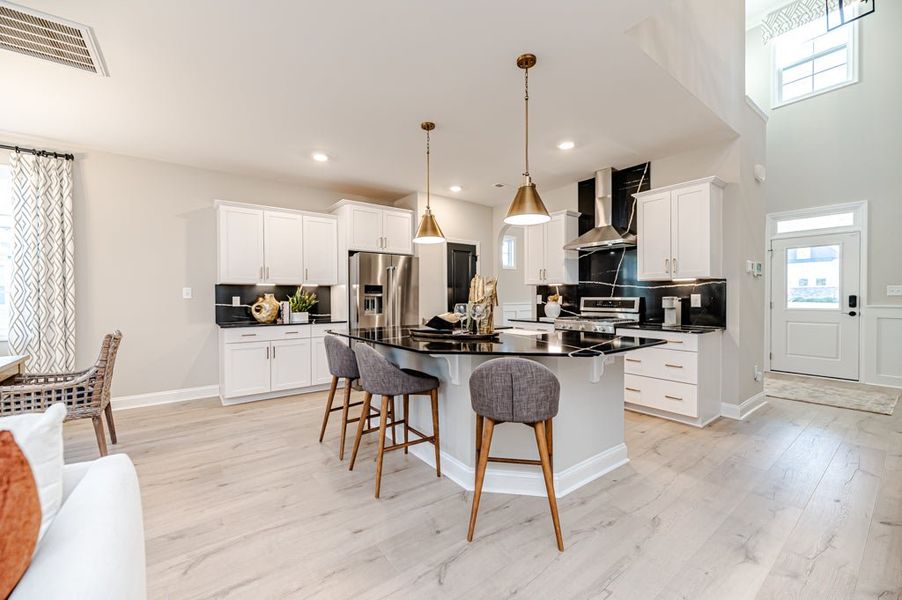 Furnished interior in a model home at Holston in Fuquay Varina (Image 6).