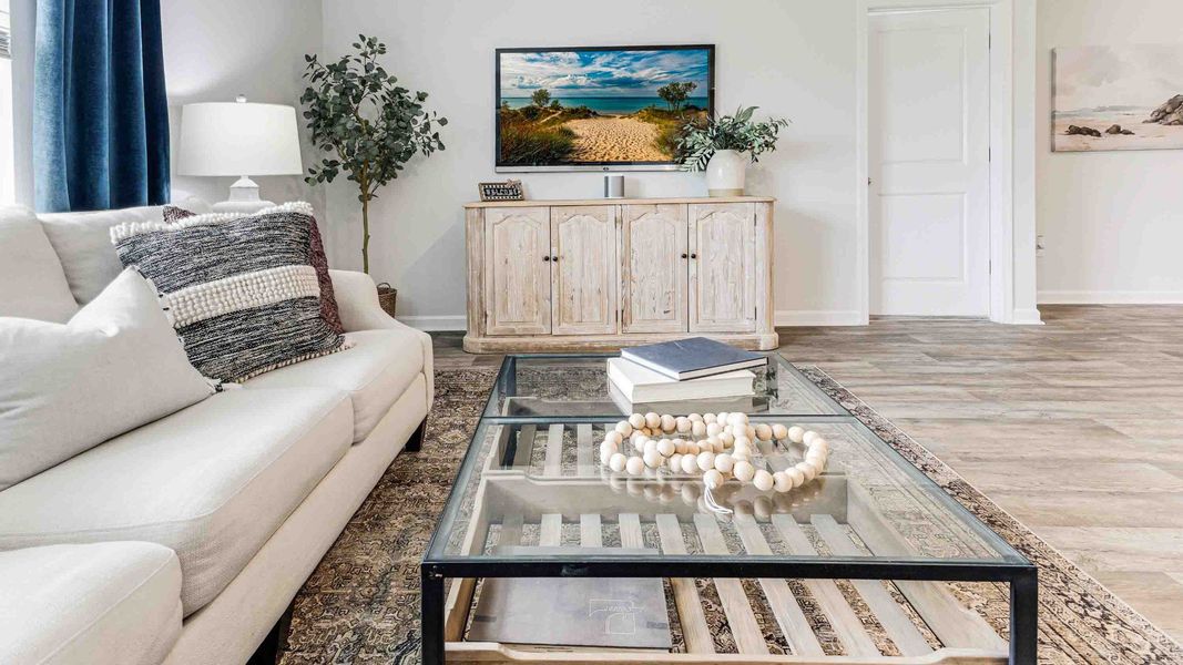 Furnished interior in a model home at Eagle Creek in Bolivia (Image 6). Furnished interior in a model home at Eagle Creek in Bolivia (Image 6).