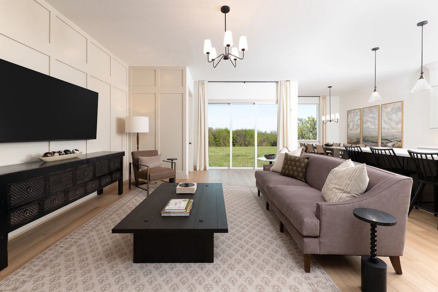 Furnished interior in a model home at Blue Heron Estates in Mont Belvieu (Image 27).