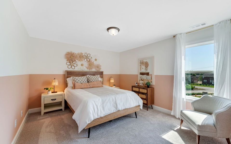 Furnished interior in a model home at The Retreat at Norman Farm in Hendersonville (Image 38).