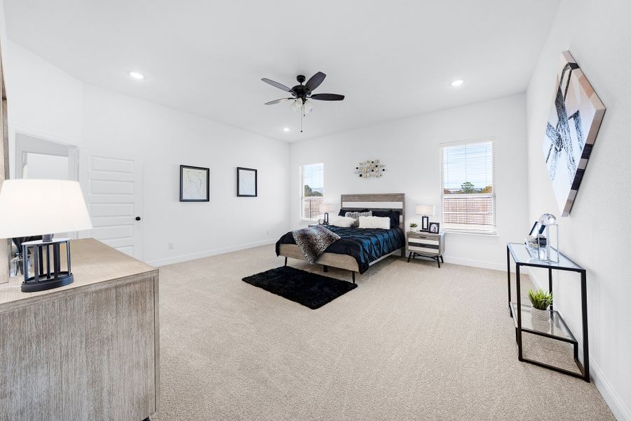 Furnished interior in a model home at Forest Ridge Estates in Greenville (Image 14).