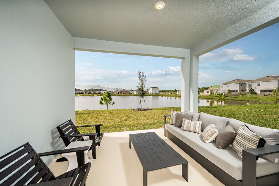 Lanai | Gardens at Waterstone in Palm Bay, FL | Landsea Homes