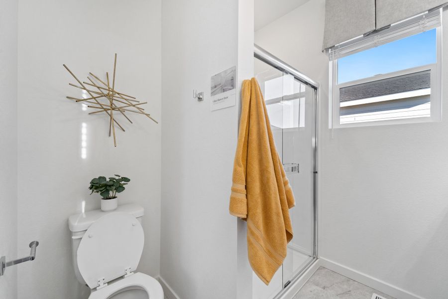 Granary Model Home - Owner's Suite Shower