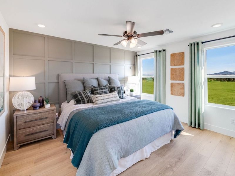 Furnished interior in a model home at South Ranch Southern Collection in Prescott (Image 6). Furnished interior in a model home at South Ranch Southern Collection in Prescott (Image 6).