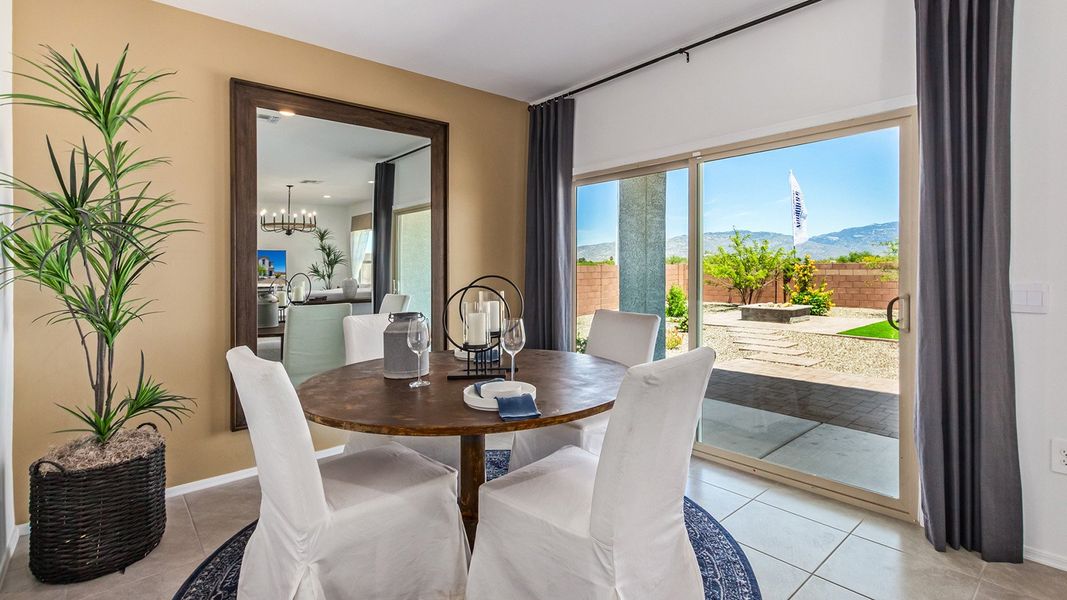 Furnished interior in a model home at Hanson Ridge in Vail (Image 17).