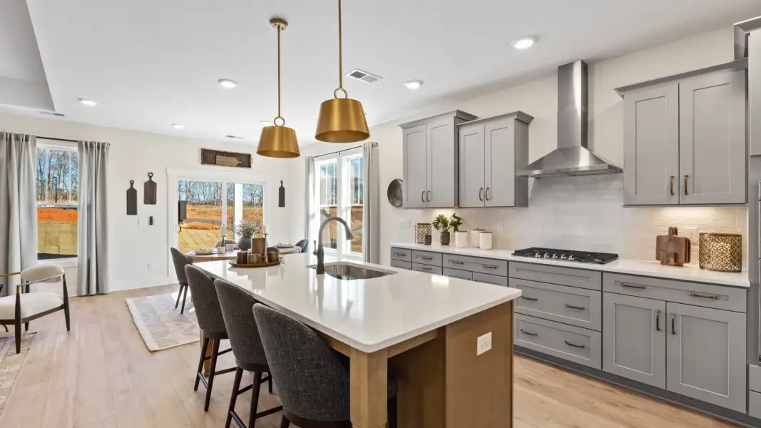 Furnished interior in a model home at Alexander Place in Taylors (Image 28).