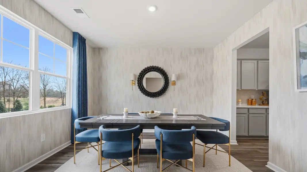 Furnished interior in a model home at Jackson Landing in Jefferson (Image 10). Furnished interior in a model home at Jackson Landing in Jefferson (Image 10).