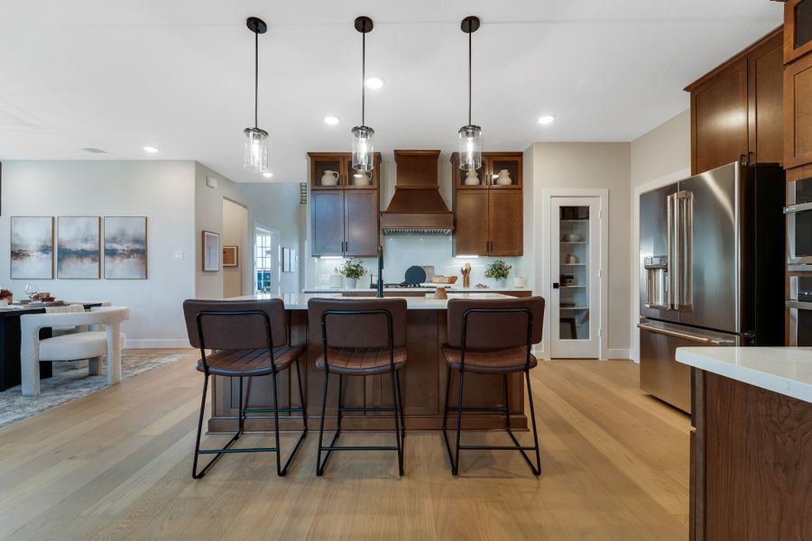 Furnished interior in a model home at Creekhaven in Iowa Colony (Image 8).