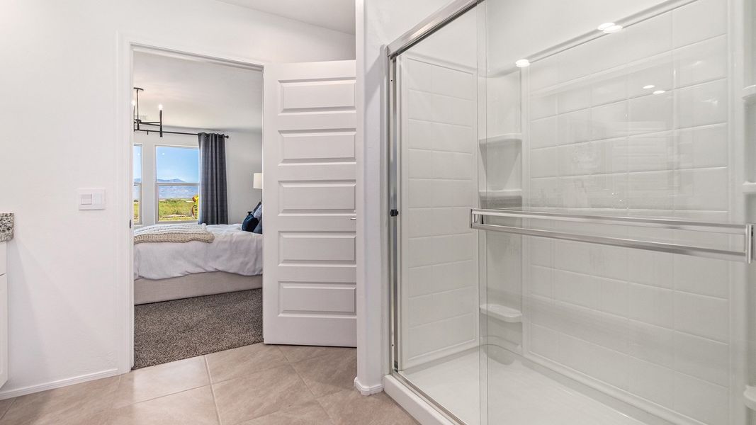 Furnished interior in a model home at Hanson Ridge in Vail (Image 32).