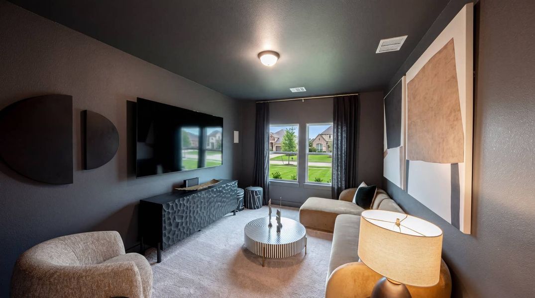 Furnished interior in a model home at Oaklawn in Van Alstyne (Image 25). Furnished interior in a model home at Oaklawn in Van Alstyne (Image 25).