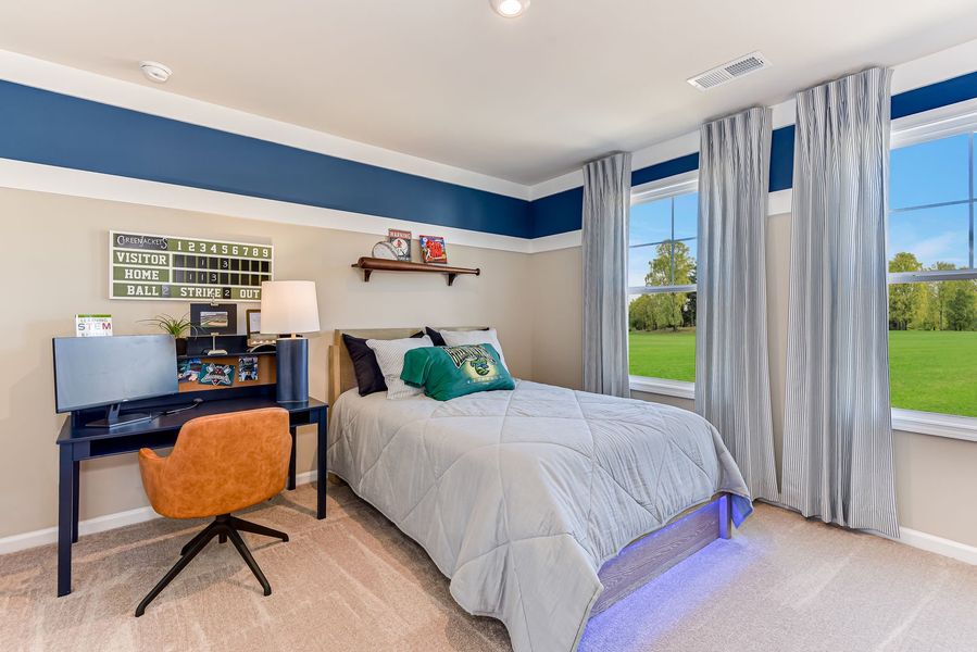 Large secondary bedrooms