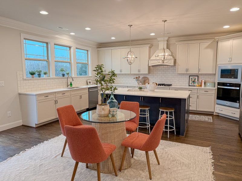 Furnished interior in a model home at Blacksmith in Stokesdale (Image 40).