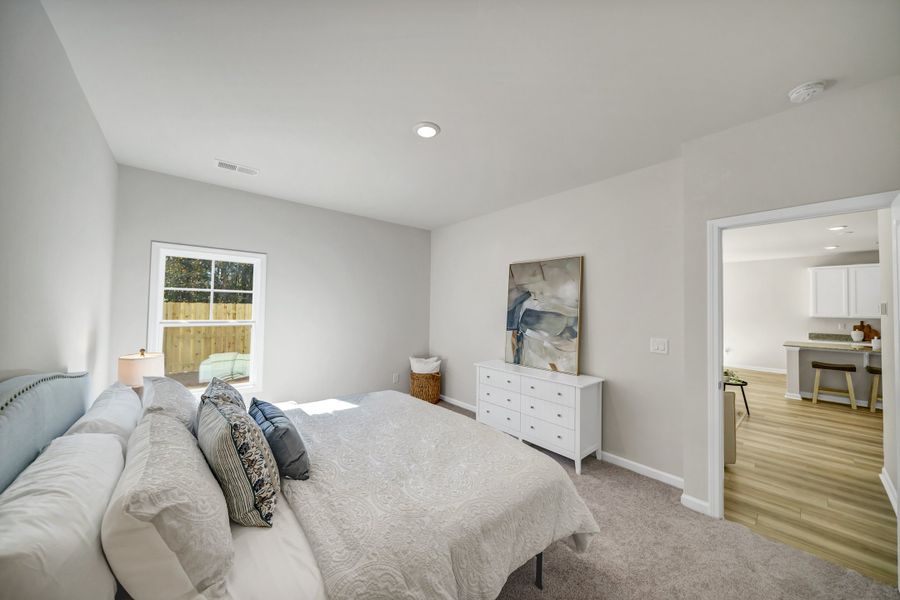 Furnished interior in a model home at Portrait Hills in Aiken (Image 45).