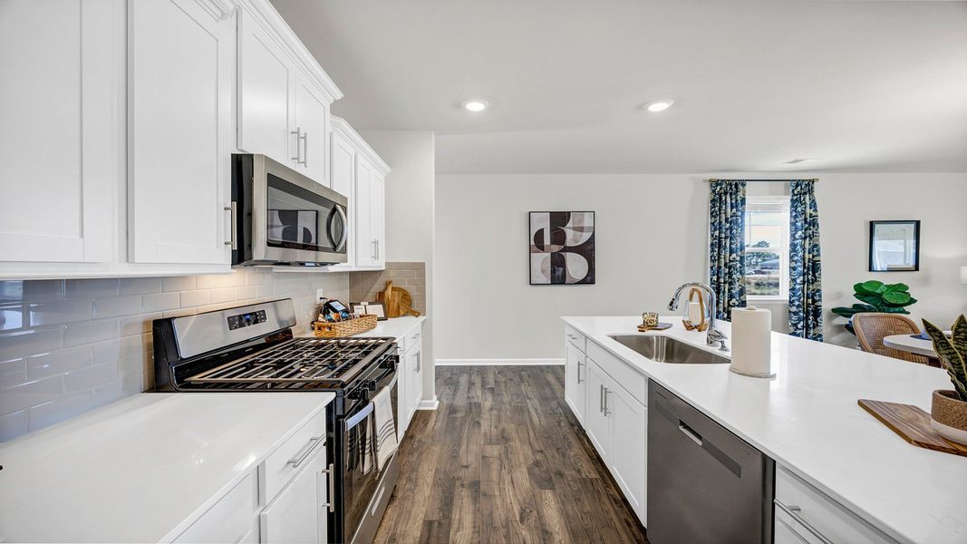 Furnished interior in a model home at Sease's Pond in Gilbert (Image 11).