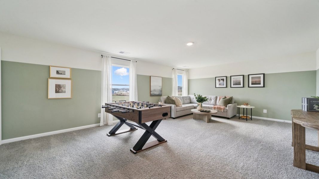 Furnished interior in a model home at Tooley Harbor in Elizabeth City (Image 23).