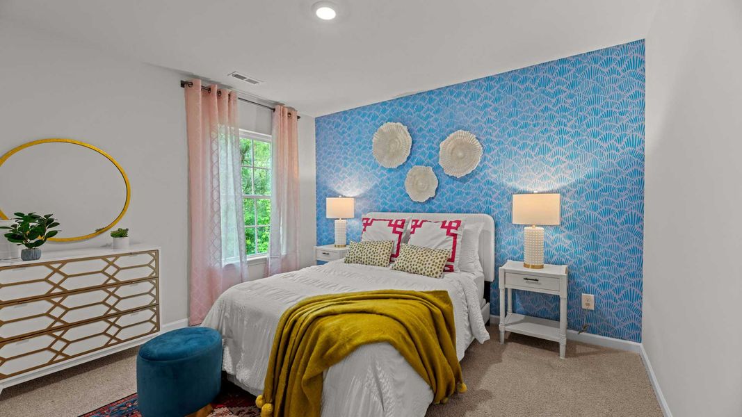 Furnished interior in a model home at Madeline Farm in New Bern (Image 19).