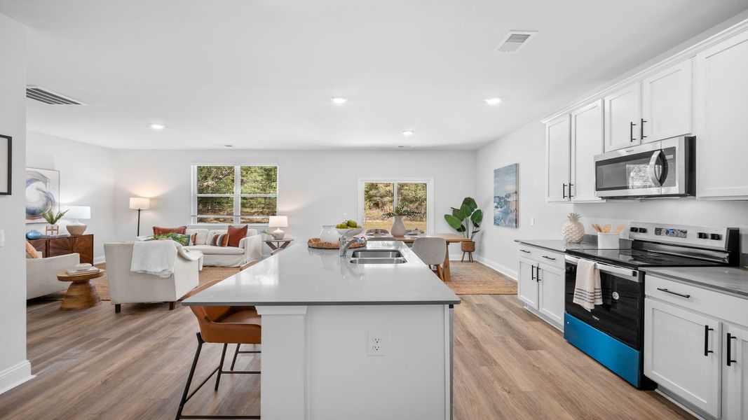 Furnished interior in a model home at Laurel Grove in Guyton (Image 7).