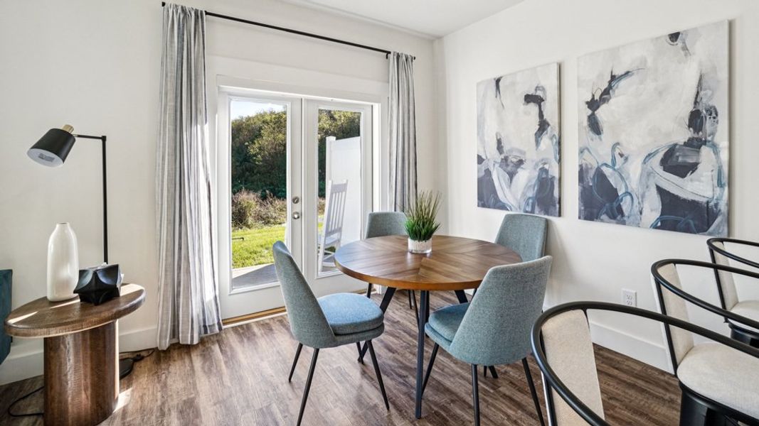 Furnished interior in a model home at Fieldcrest Acres Townhomes in Blountville (Image 32).