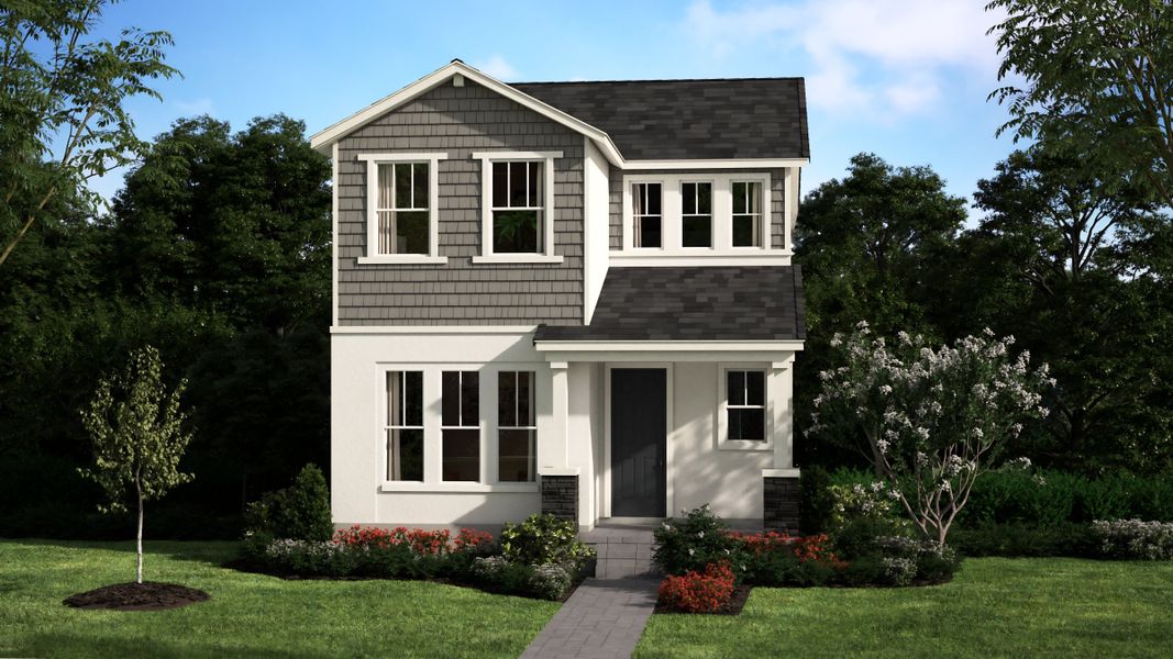 Front exterior of a home in the The Bungalows at Cypress Bluff community, located in Groveland, FL (Image 1). Front exterior of a home in the The Bungalows at Cypress Bluff community, located in Groveland, FL (Image 1).