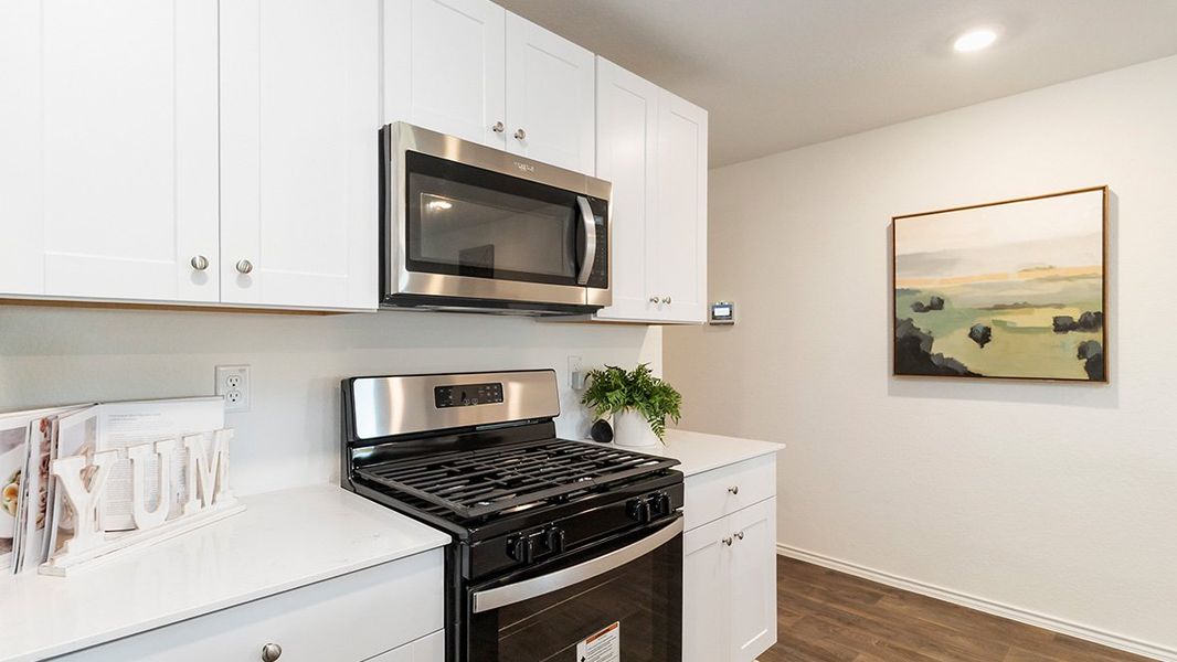 Furnished interior in a model home at Preserve at Medina in Von Ormy (Image 6).