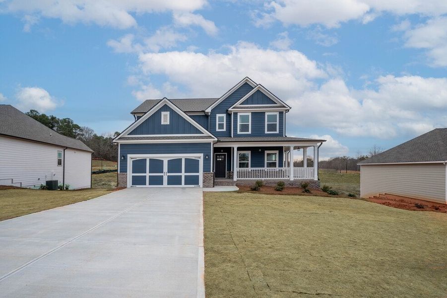 Front exterior of a home in the Calgary Downs community, located in Winder, GA (Image 4).