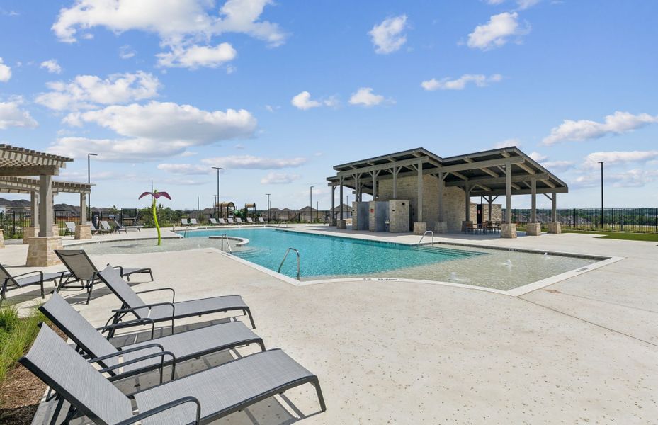 Resort-style pool