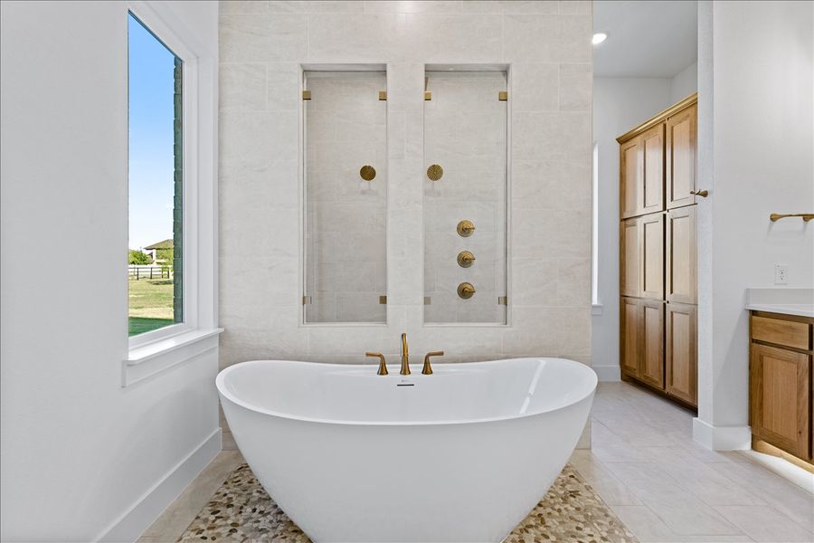 Furnished interior in a model home at Stardust Ranch in Northlake (Image 16).