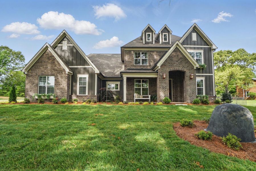 Front exterior of a home in the Saddlehorn community, located in Troutman, NC (Image 1). Front exterior of a home in the Saddlehorn community, located in Troutman, NC (Image 1).