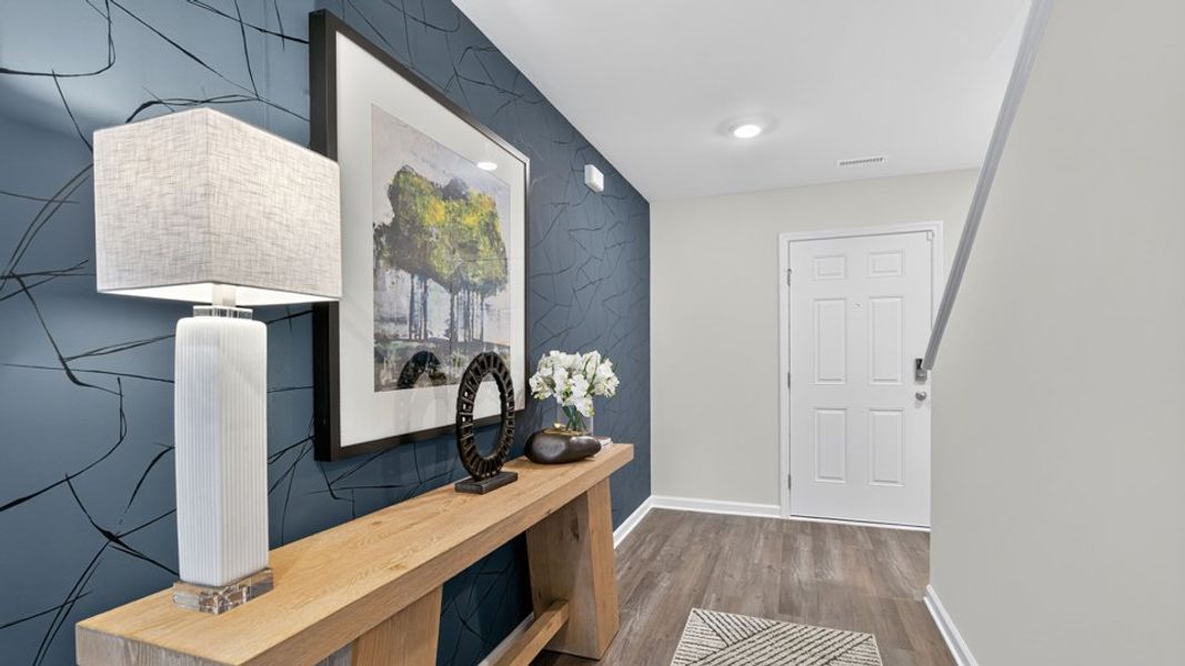 Furnished interior in a model home at Belle Grove in Wendell (Image 21).