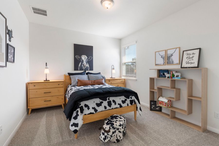 Furnished interior in a model home at Three Creeks in Belton (Image 22).