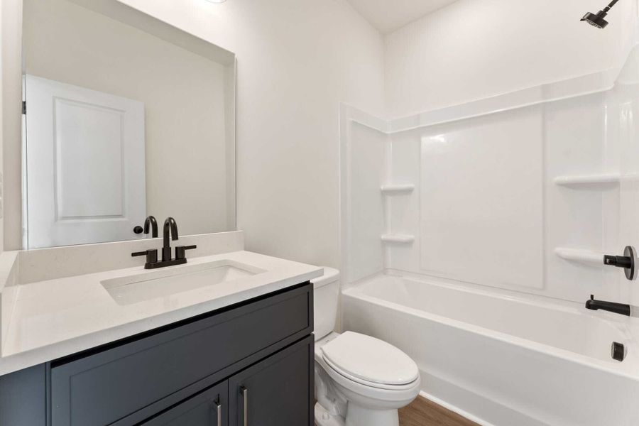 Furnished interior in a model home at Array in Atlanta (Image 29).