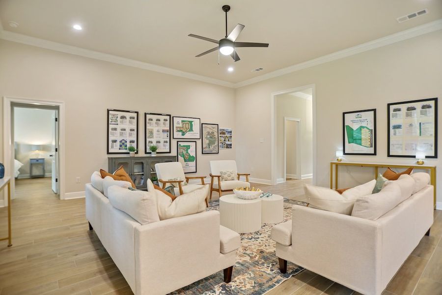 Hammock Bay - Freeport, FL - DSLD Homes - Comstock III G - Model Home - Living Room