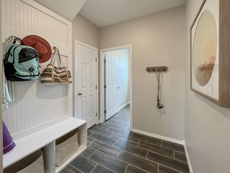 Furnished interior in a model home at Villas San Agustin in Laredo (Image 19).