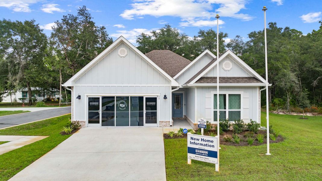 Front exterior of a home in the Holley Grove at Peach Creek community, located in Santa Rosa Beach, FL (Image 1).