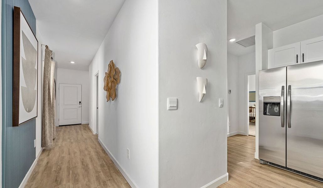 Furnished interior in a model home at Redford Estates in Tucson (Image 4).