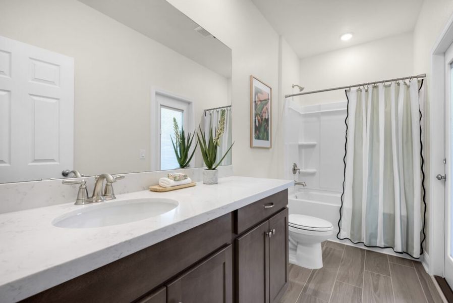 Furnished interior in a model home at Las Colinas in Milton (Image 21).