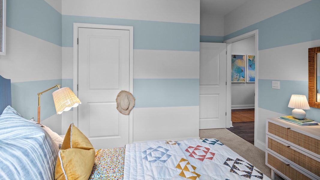 Furnished interior in a model home at Tyler - Home on the Lake in New Bern (Image 21).