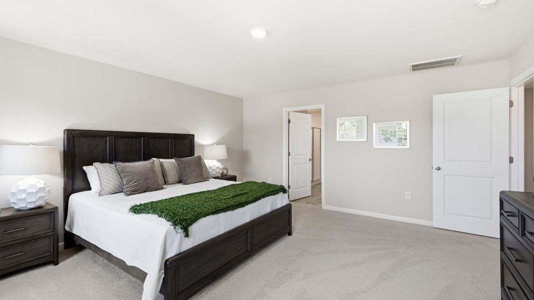 Furnished interior in a model home at Treemont Commons in Wellford (Image 30).