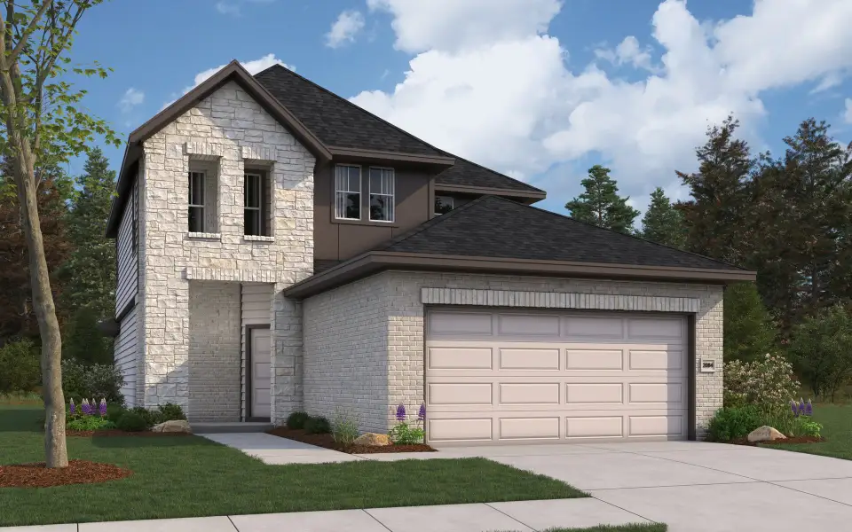 Rendering of floor plan. Colors and features may differ from shown representation.