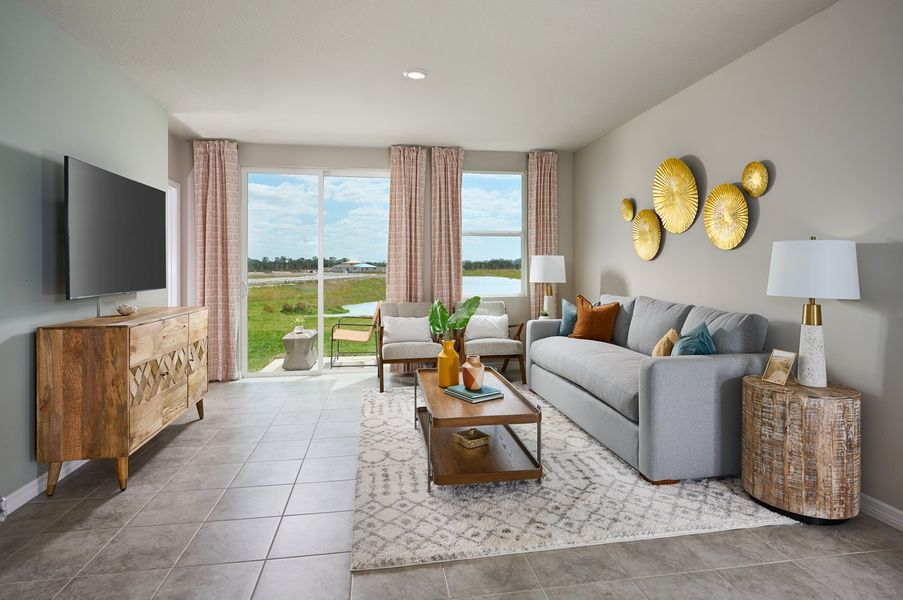 Furnished interior in a model home at Salt Meadows - Premier Series in Parrish (Image 7).