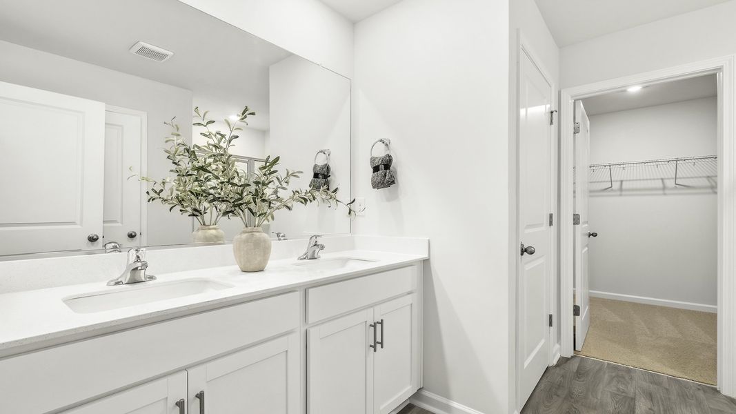 Furnished interior in a model home at Mount Hope Estates in Winston-Salem (Image 19).