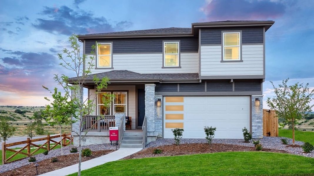 Image 2 of the Trails at Crowfoot Town Collection community in Parker, CO. Image 2 of the Trails at Crowfoot Town Collection community in Parker, CO.