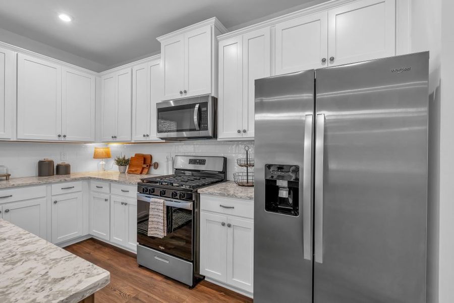Furnished interior in a model home at The Overlook at Factory Shoals in Mableton (Image 9).