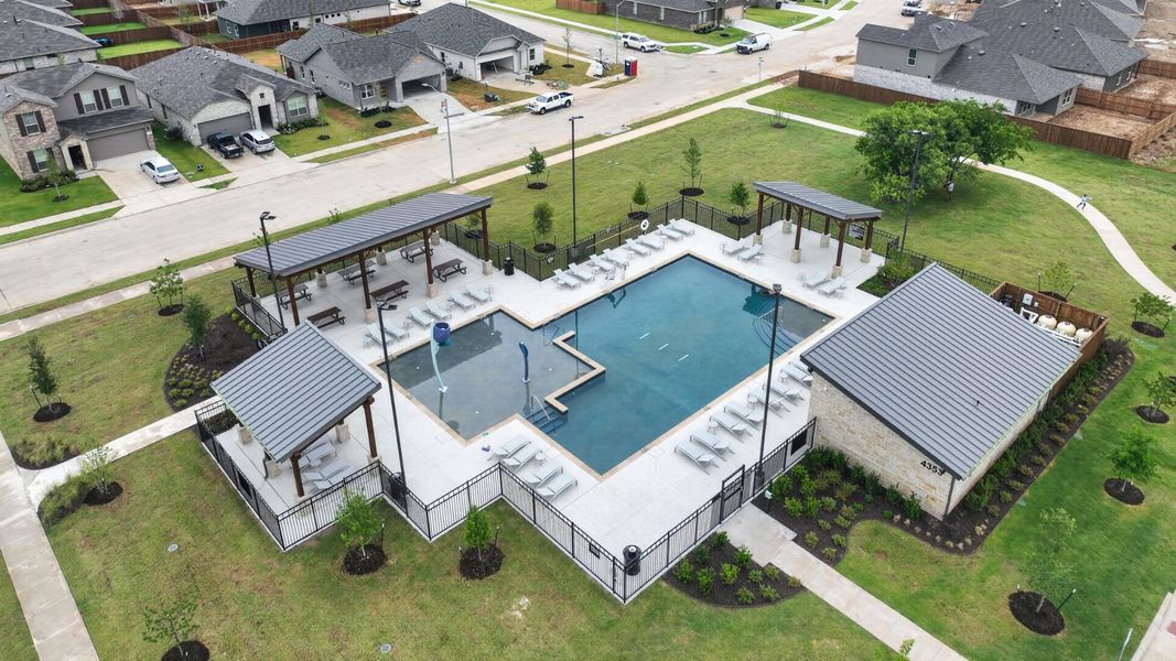 Aerial view of the Terra Trace community in Crowley, TX, showing layout and nearby surroundings (Image 14).