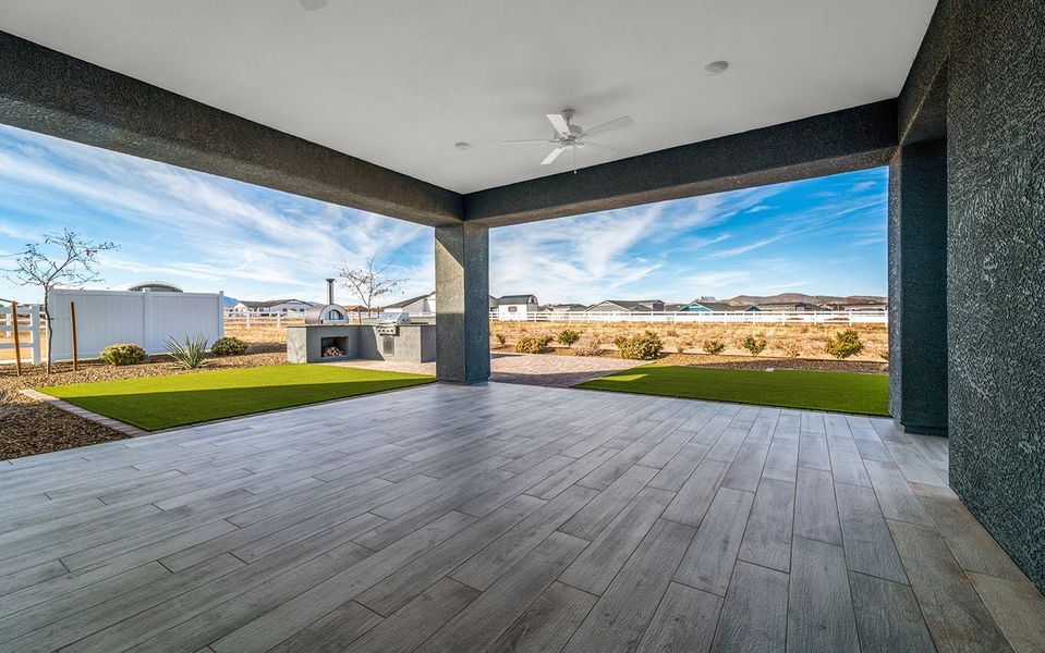 Furnished interior in a model home at Heritage Pointe in Chino Valley (Image 39).