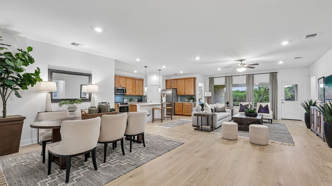 Furnished interior in a model home at Riverview in Georgetown (Image 10). Furnished interior in a model home at Riverview in Georgetown (Image 10).