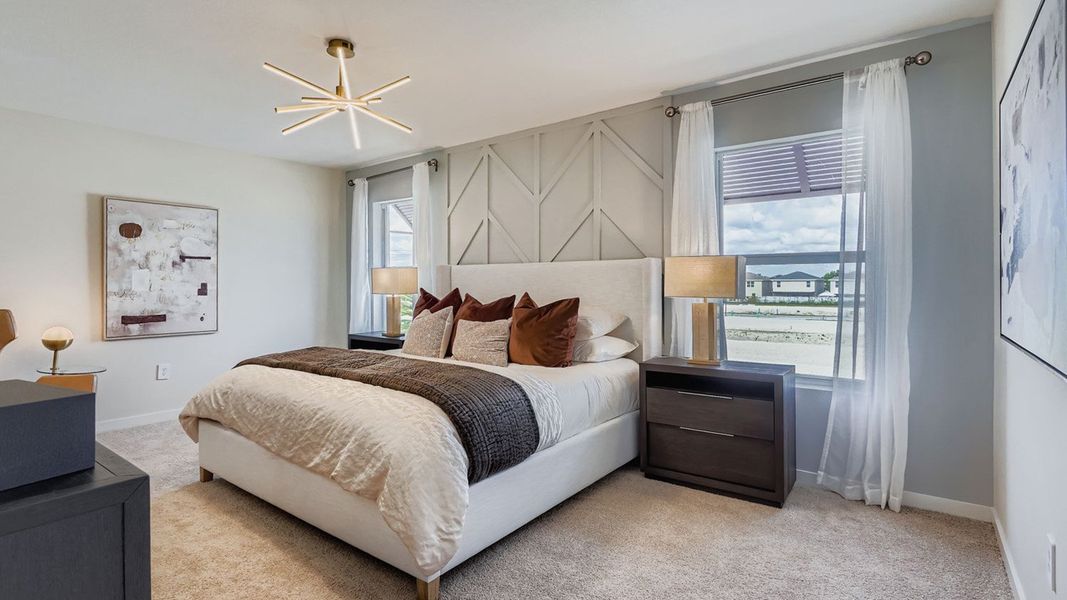 Furnished interior in a model home at Baywood II in Florida City (Image 12).