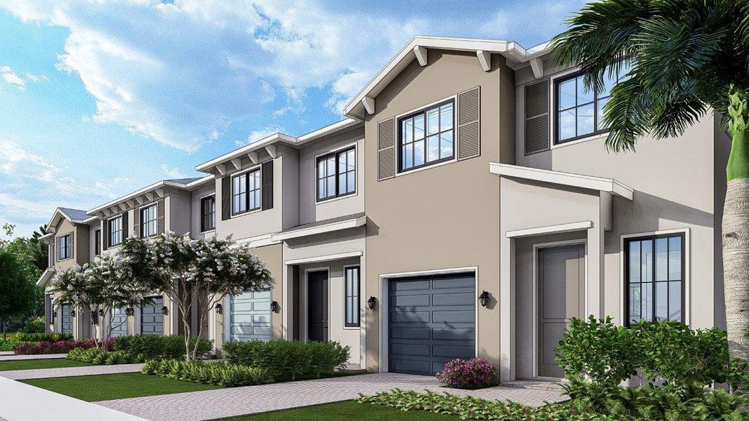 Front exterior of a home in the Juniper Cove community, located in Homestead, FL (Image 17). Front exterior of a home in the Juniper Cove community, located in Homestead, FL (Image 17).