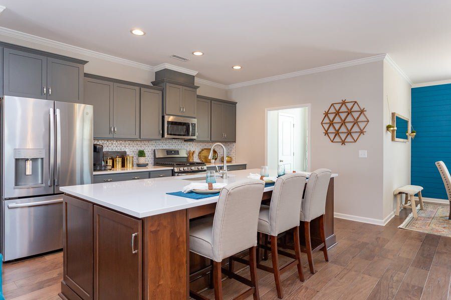 Furnished interior in a model home at Myers Point in Morrisville (Image 22). Furnished interior in a model home at Myers Point in Morrisville (Image 22).