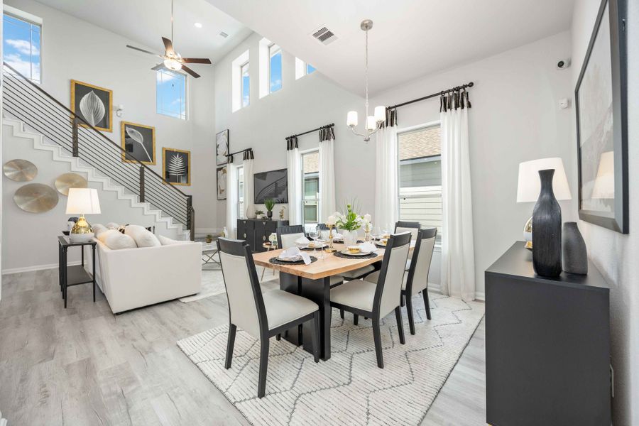 Tejas Village Model Home - Dining Room Tejas Village Model Home - Dining Room
